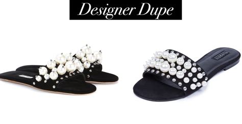 miu miu pearl slides dupe|Fashion For Less: Eloquii/Miu Miu Designer Dupe.